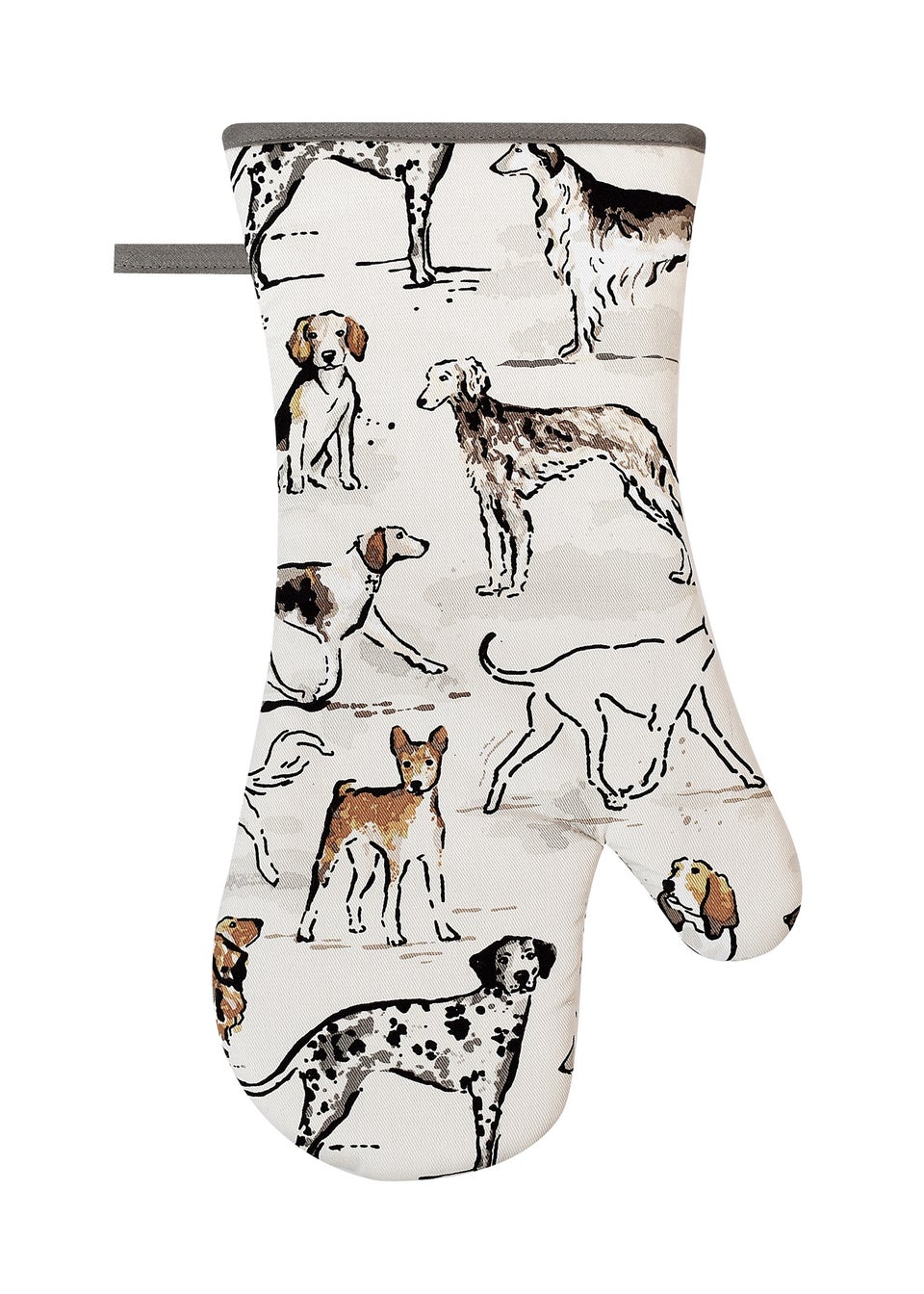 Ulster Weavers Country Dogs Brown Gauntlet Oven Glove