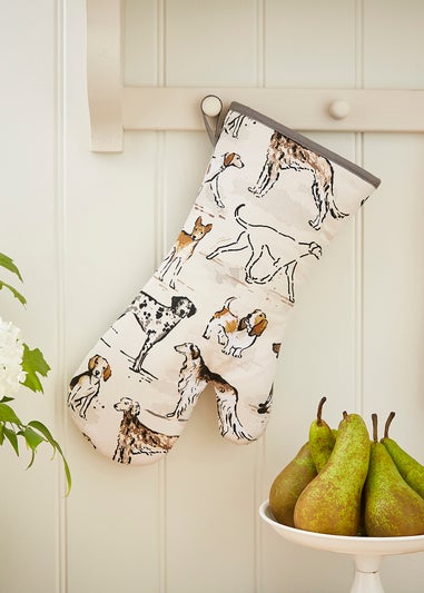 Ulster Weavers Country Dogs Brown Gauntlet Oven Glove