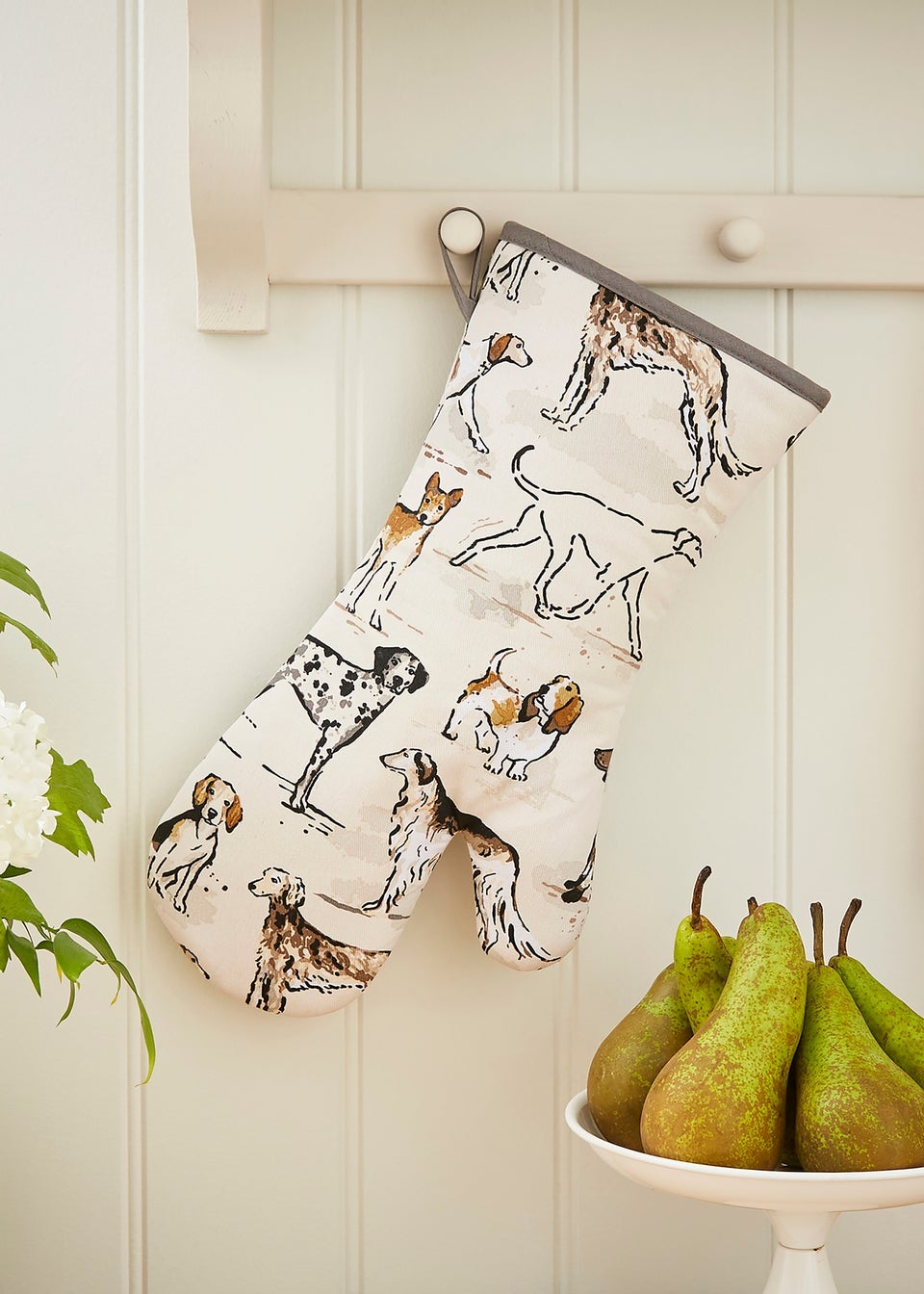 Ulster Weavers Country Dogs Brown Gauntlet Oven Glove