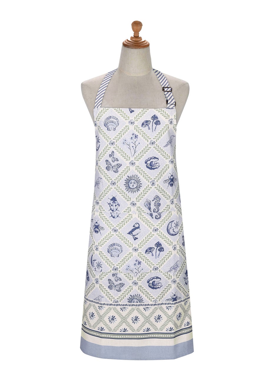 Ulster Weavers Coastal Treasures Blue Apron - Cotton