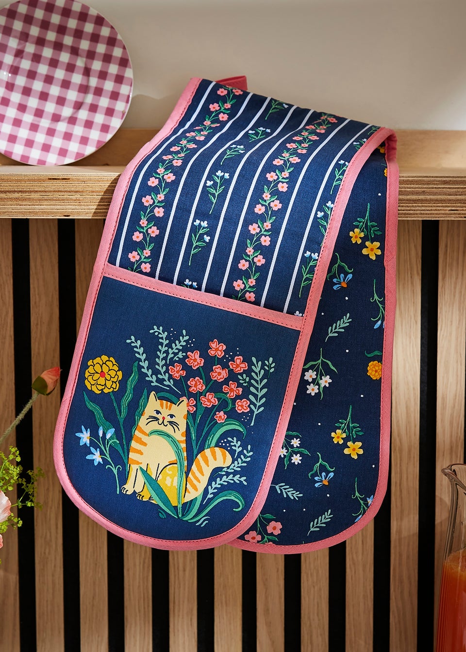 Ulster Weavers Marmalade Meadow Navy Double Oven Glove