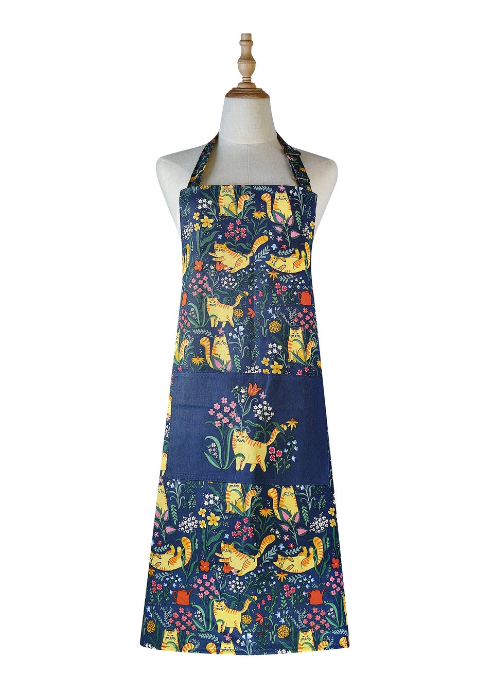 Ulster Weavers Marmalade Meadow Navy Apron - Cotton