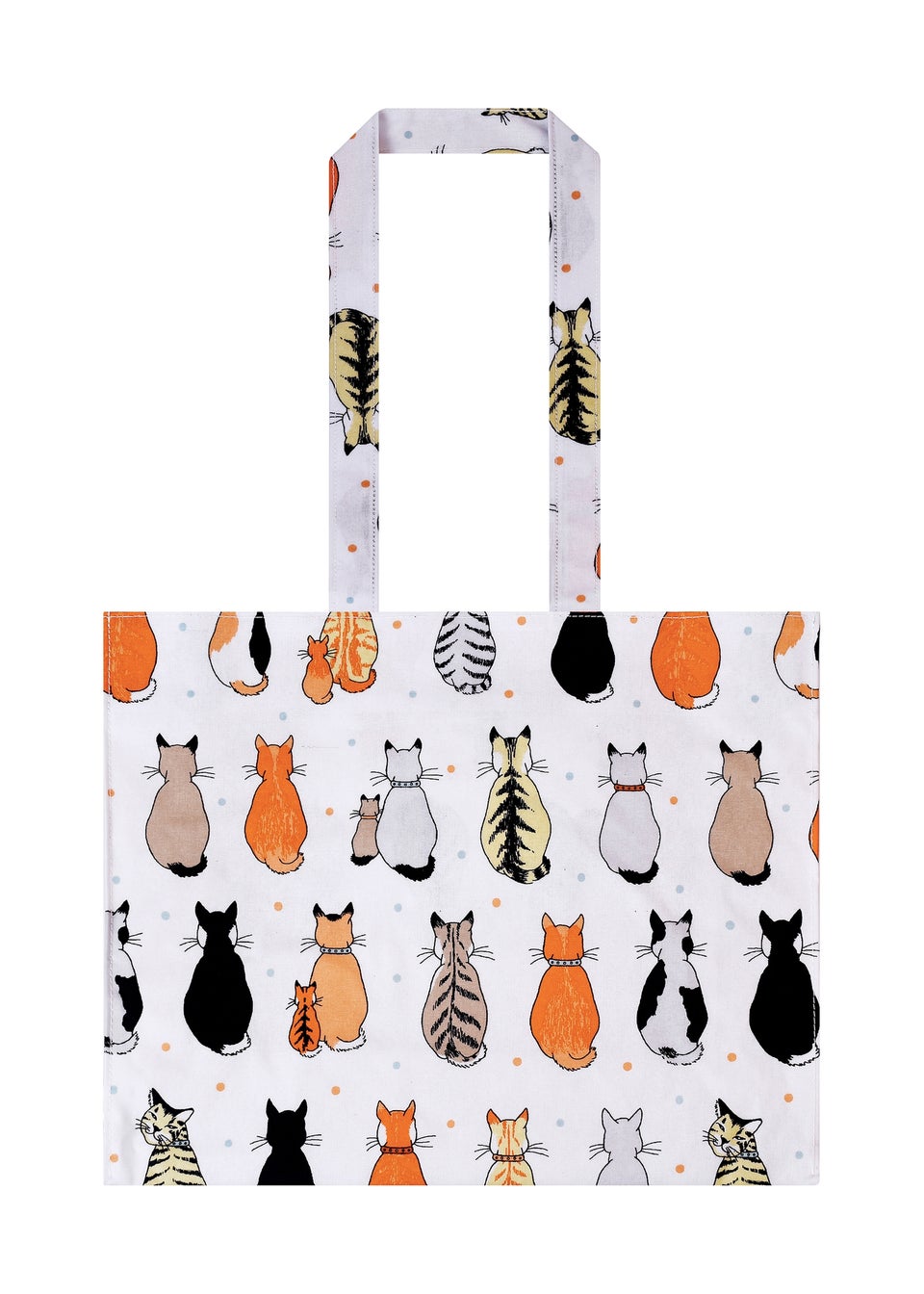 Ulster Weavers Cats In Waiting Orange Shoulder Bag - PVC