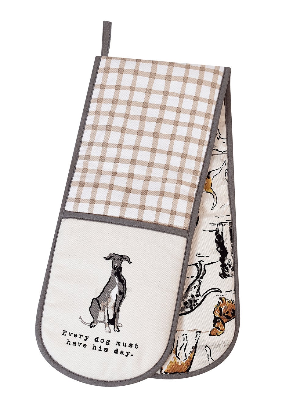 Ulster Weavers Country Dogs Brown Double Oven Glove