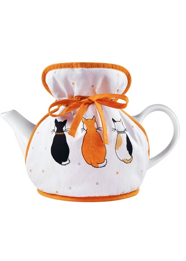 Ulster Weavers Cats In Waiting Orange Tea Cosy - Muff