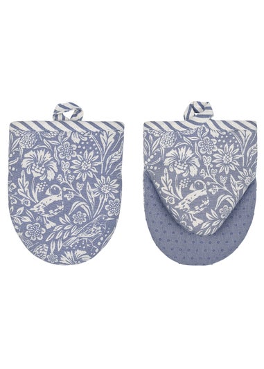 Ulster Weavers Coastal Treasures Blue Microwave Mitts - Pair