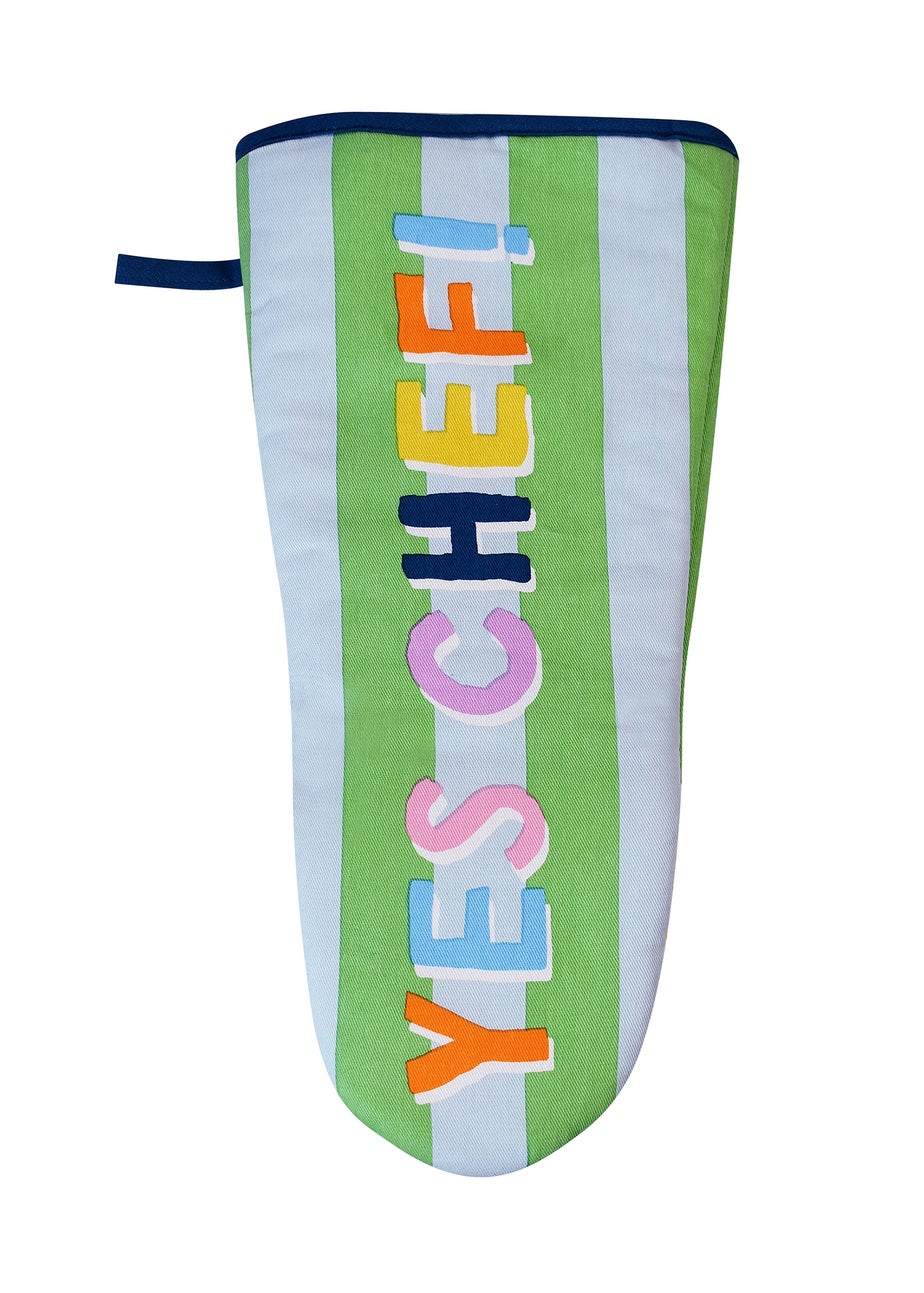Ulster Weavers Yes Chef Multi Colour Gauntlet Oven Glove