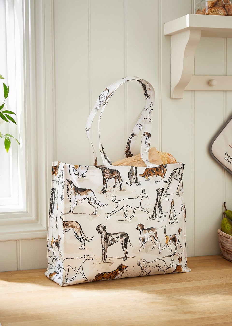 Ulster Weavers Country Dogs Brown Shoulder Bag - PVC