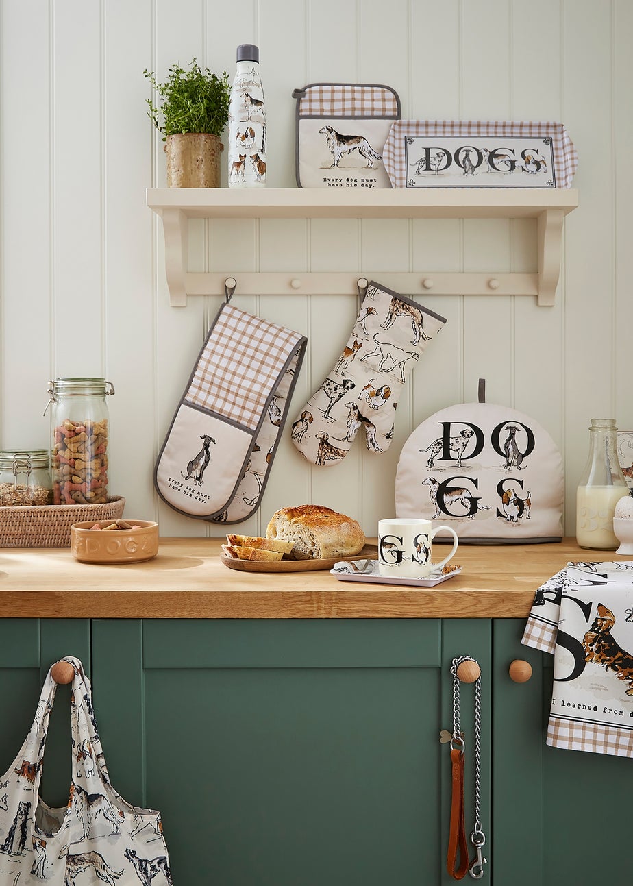 Ulster Weavers Country Dogs Brown Shoulder Bag - PVC