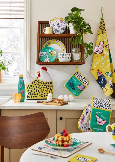 Ulster Weavers Chick Chicken Yellow Gauntlet Oven Glove