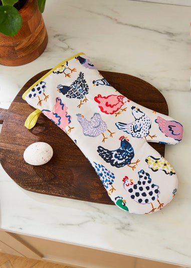 Ulster Weavers Chick Chicken Yellow Gauntlet Oven Glove