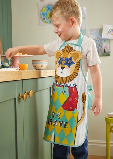 Ulster Weavers Leon Lion Multi Colour Apron - PVC - Kids