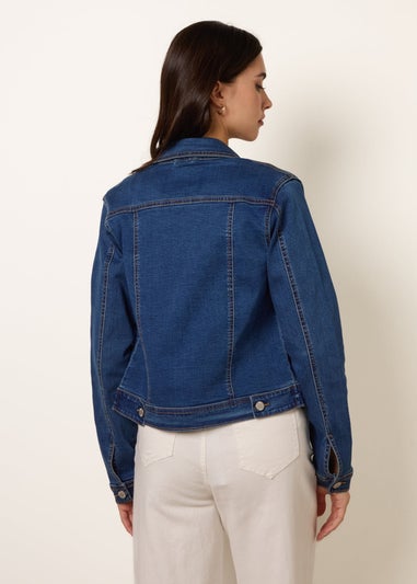 Blue Vanilla Blue Stretch Denim Jacket