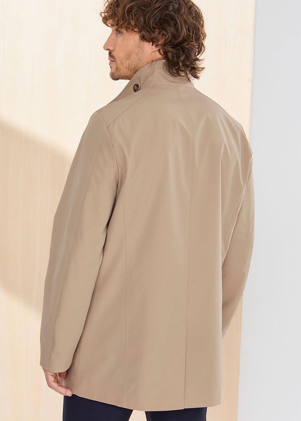 Cotton Traders Sandstone Signature Showerproof Mac