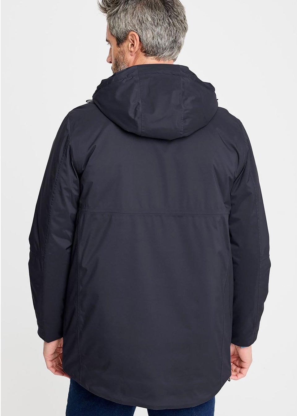 Cotton Traders Anthracite Quilt Lined Waterproof Jacket