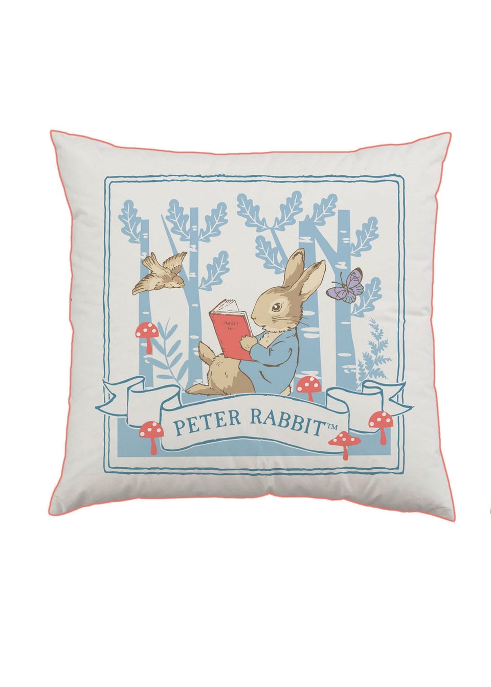 Peter Rabbit White Cushion
