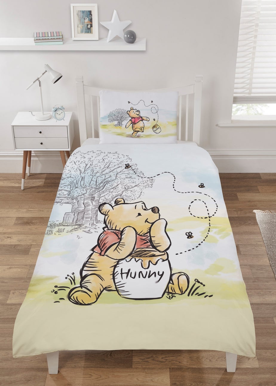Disney's Winnie The Pooh White Duvet Set