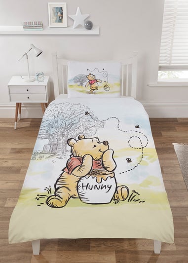 Disney's Winnie The Pooh White Duvet Set