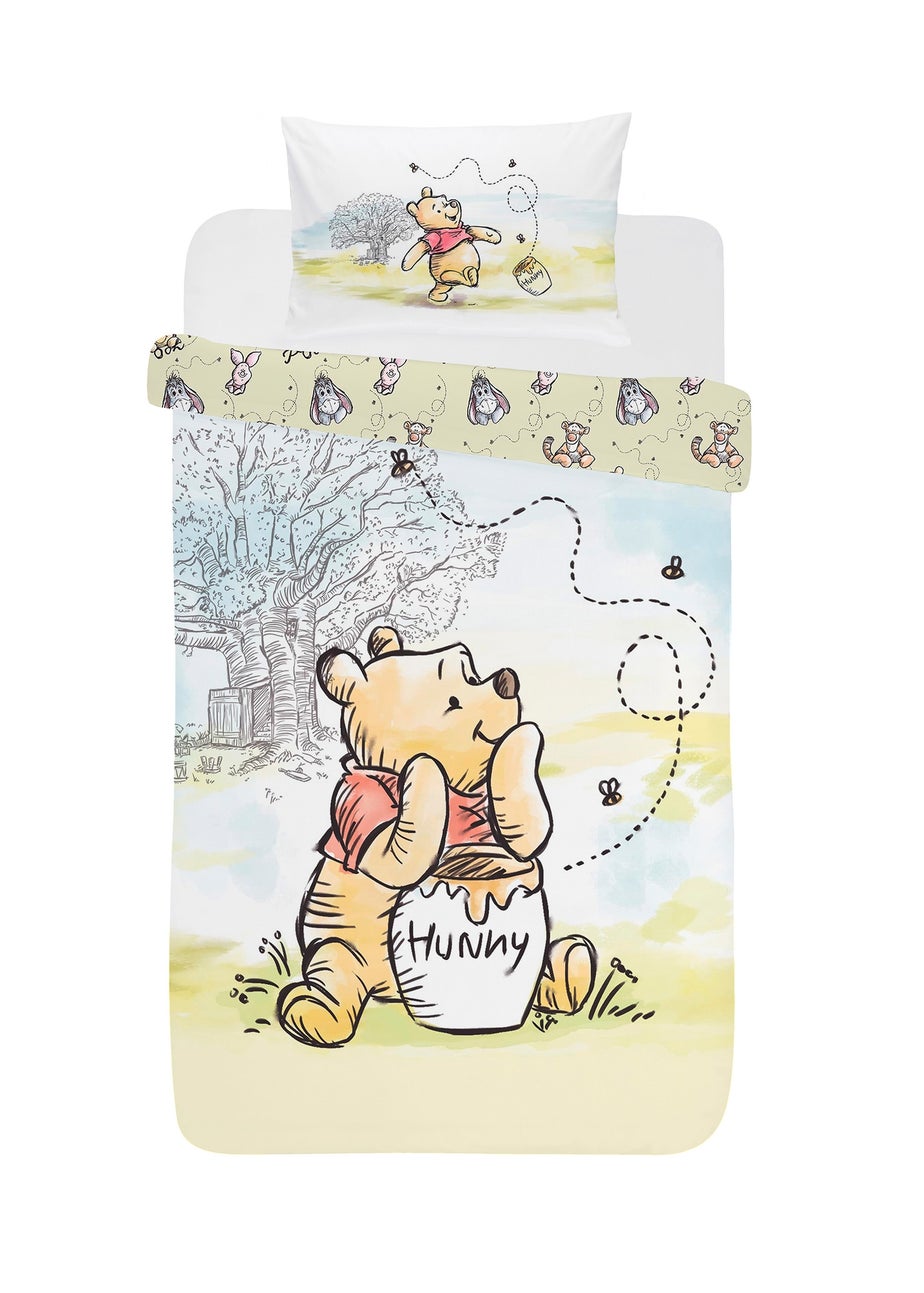 Disney's Winnie The Pooh White Duvet Set