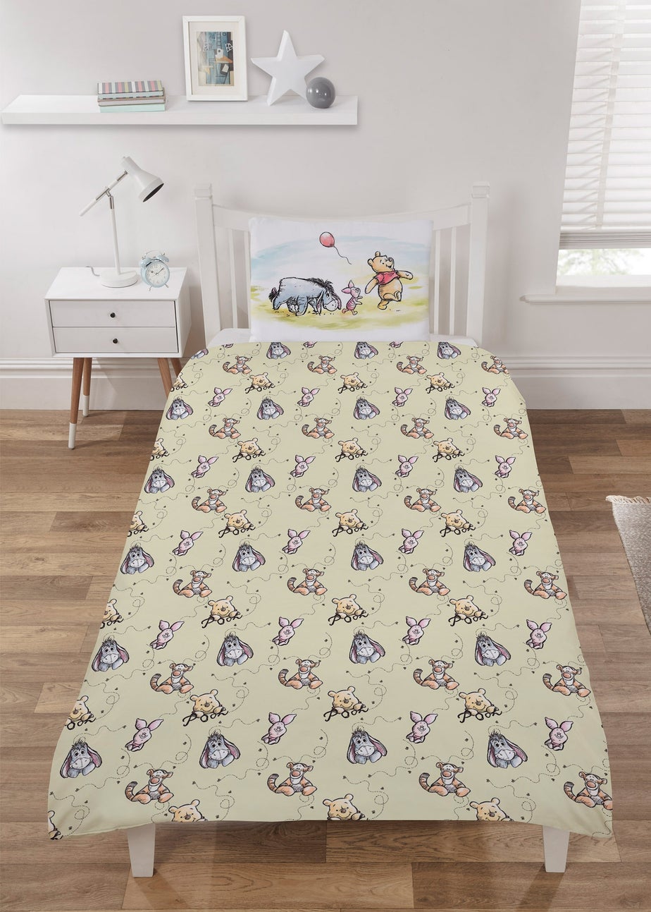 Disney's Winnie The Pooh White Duvet Set