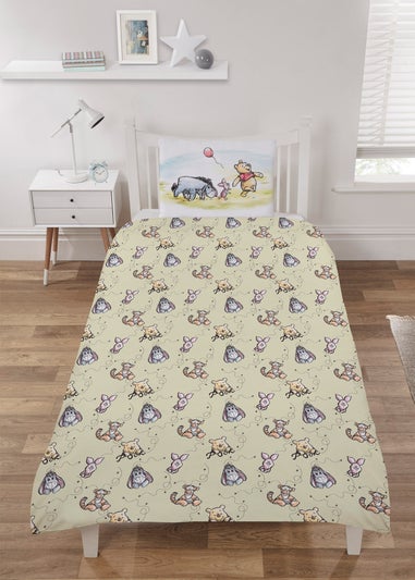Disney's Winnie The Pooh White Duvet Set