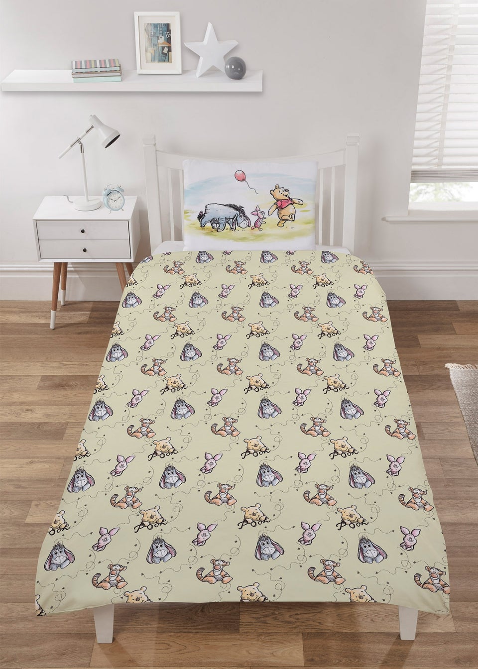 Disney's Winnie The Pooh White Duvet Set