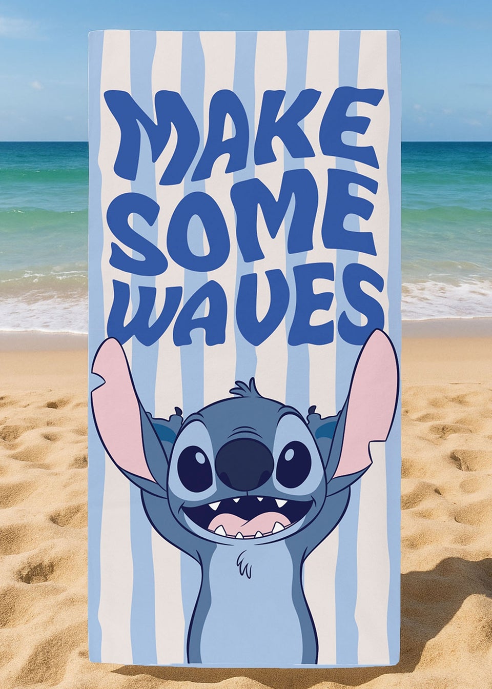 Disney's Stitch Striped Towel