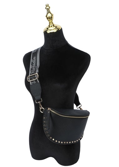 Raffaella Black Sling Crossbody Bag