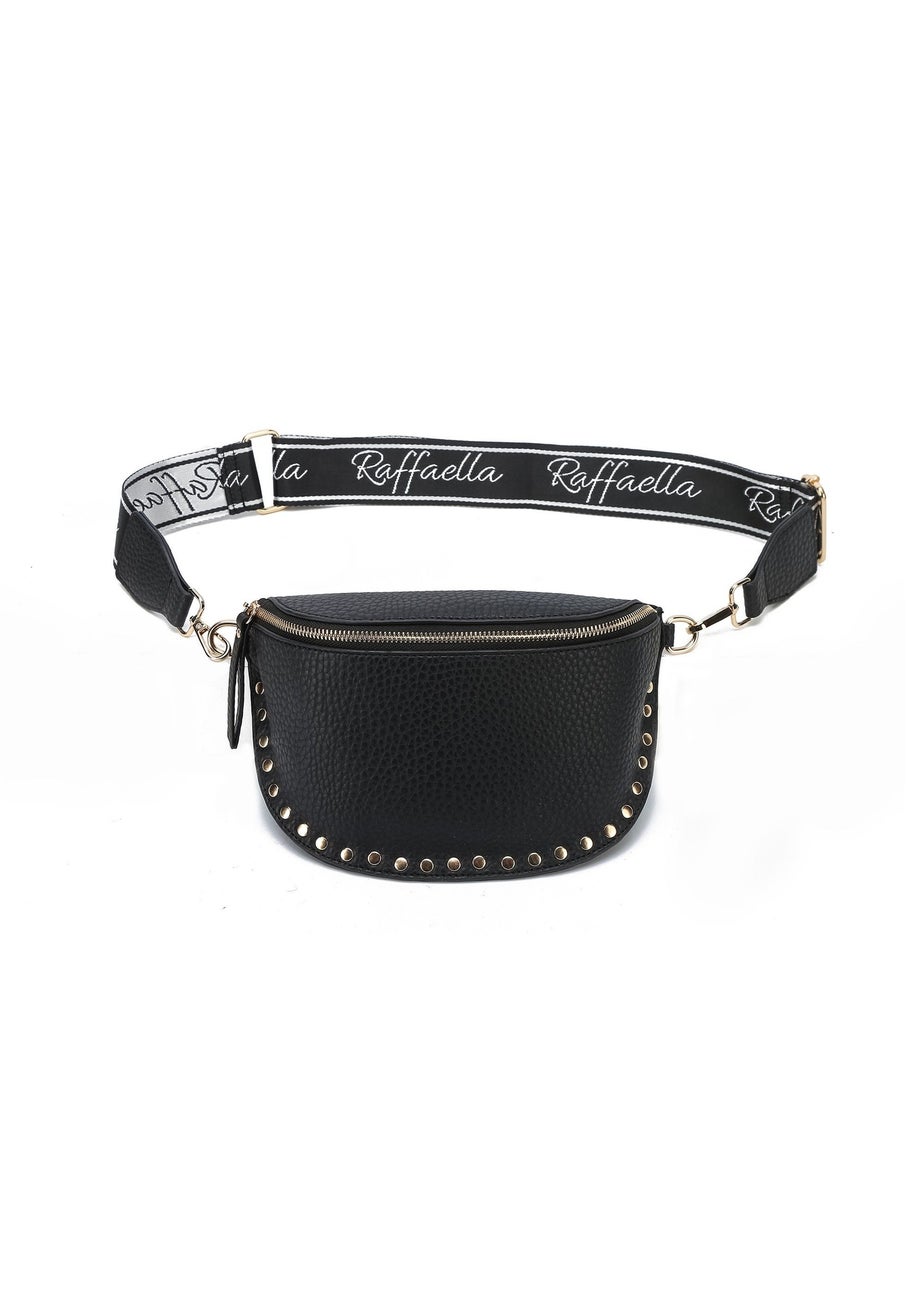 Raffaella Black Sling Crossbody Bag