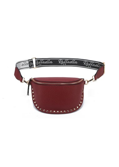 Raffaella Burgundy Sling Crossbody Bag