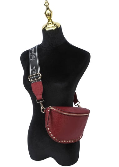 Raffaella Burgundy Sling Crossbody Bag