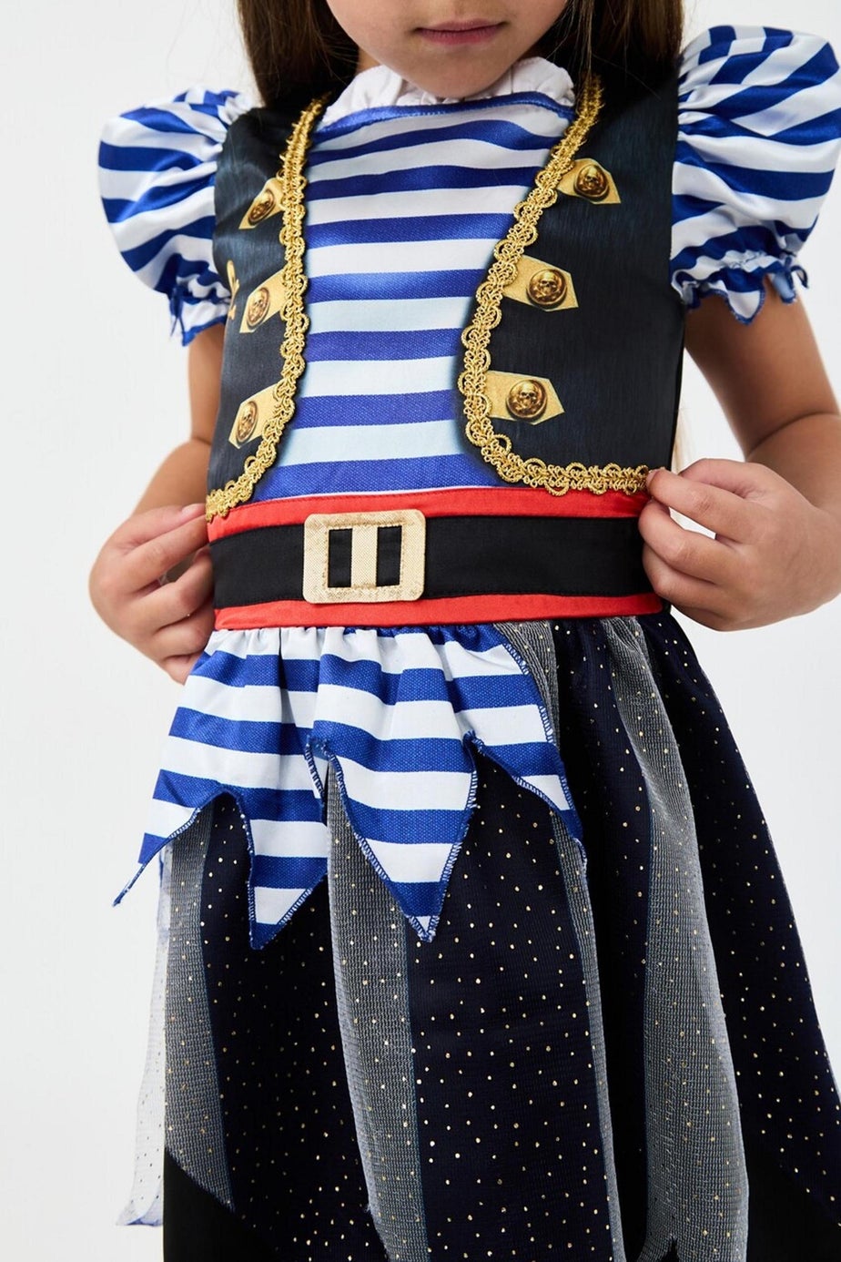 Vanilla Underground Kids Multicoloured Fearsome Pirate Girls Costume (3 - 10 Years)
