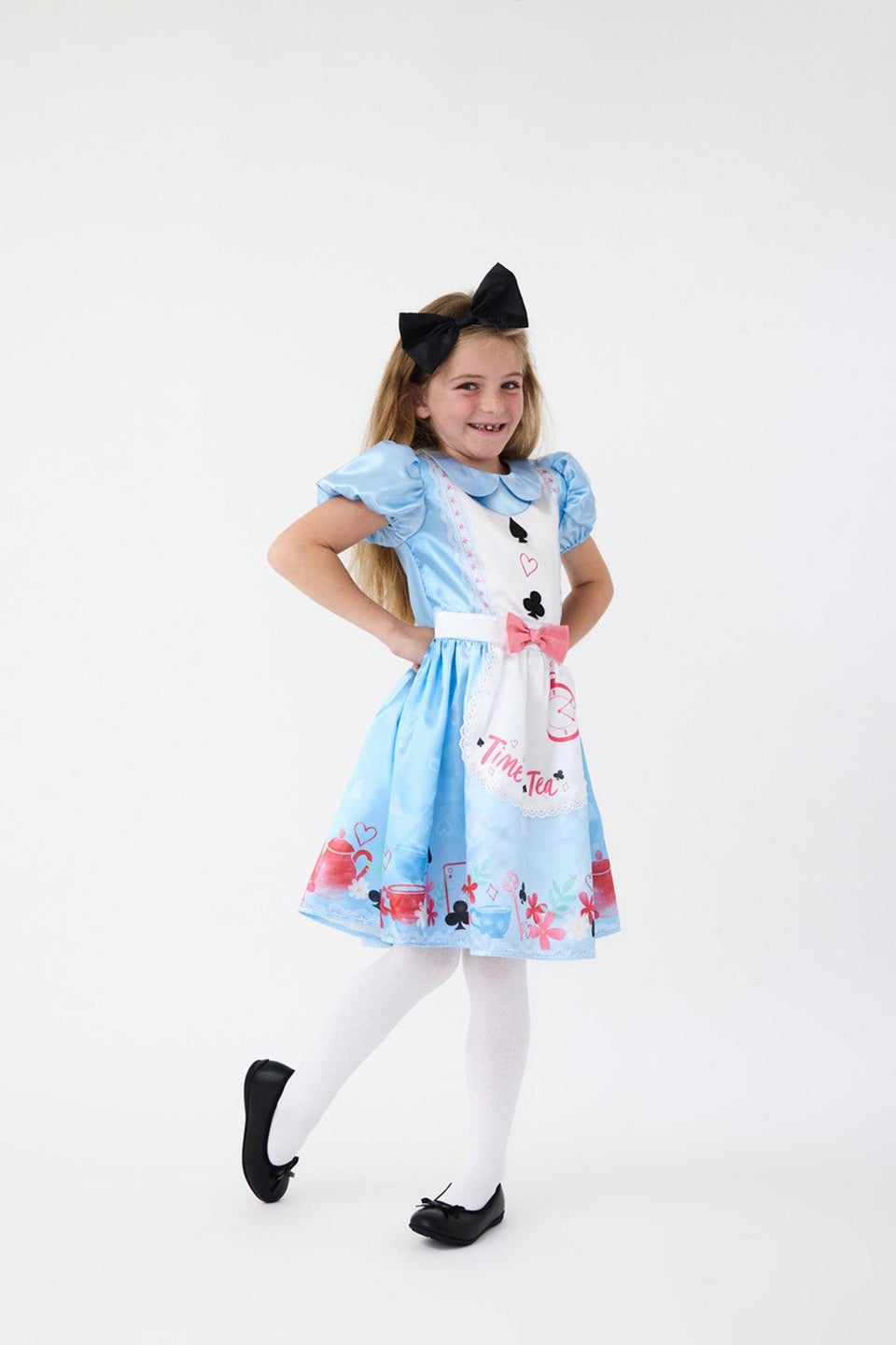 Vanilla Underground Kids Blue Wonderful Alice Costume (3-10 Years)
