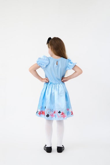 Vanilla Underground Kids Blue Wonderful Alice Costume (3-10 Years)