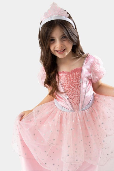 Vanilla Underground Kids Pink Good Fairy Costume (4-10 Years)