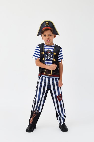 Vanilla Underground Kids Multicoloured Fearsome Pirate Boys Costume (3 - 10 Years)