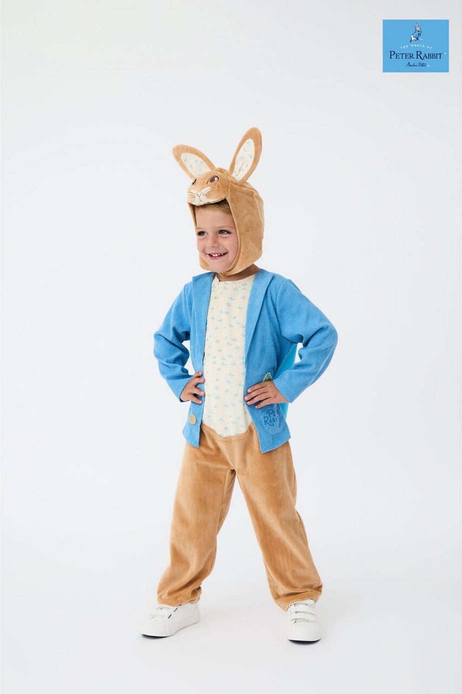 Vanilla Underground Peter Rabbit Kids Multicolour Costume (3 - 8 Years)