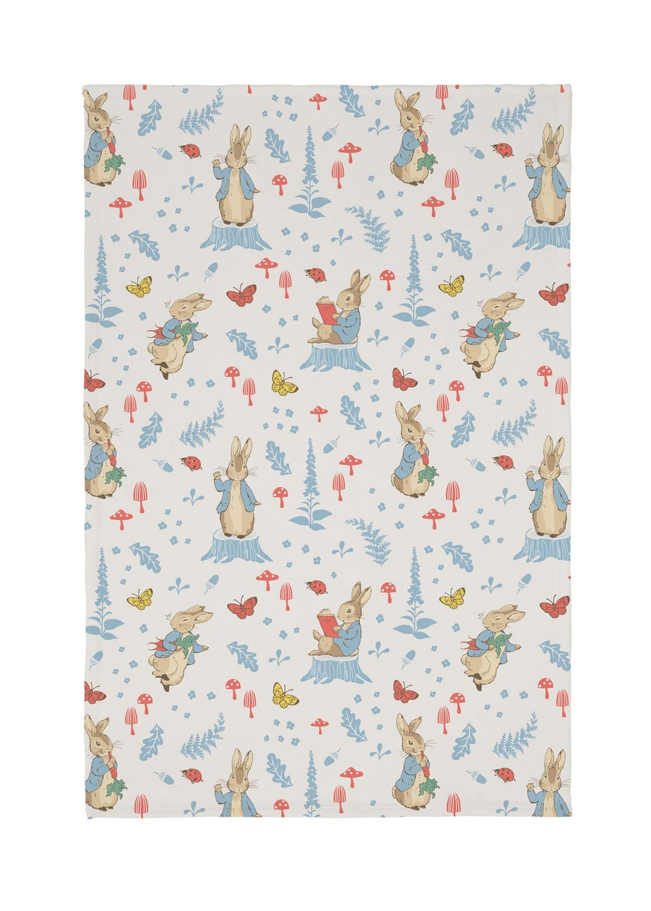 Peter Rabbit Floral Blanket