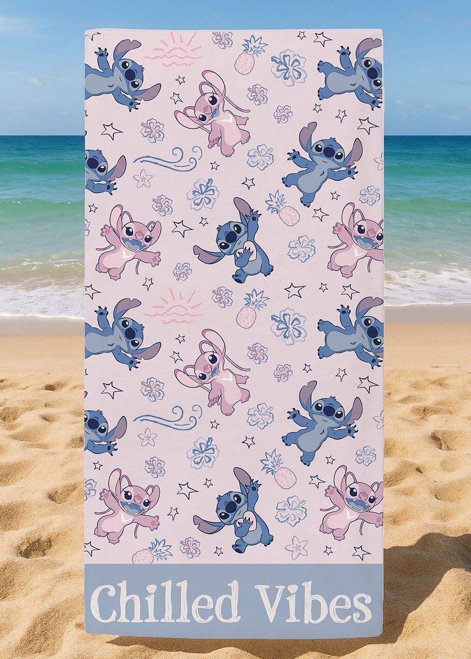 Disney's Stitch Purple Towel