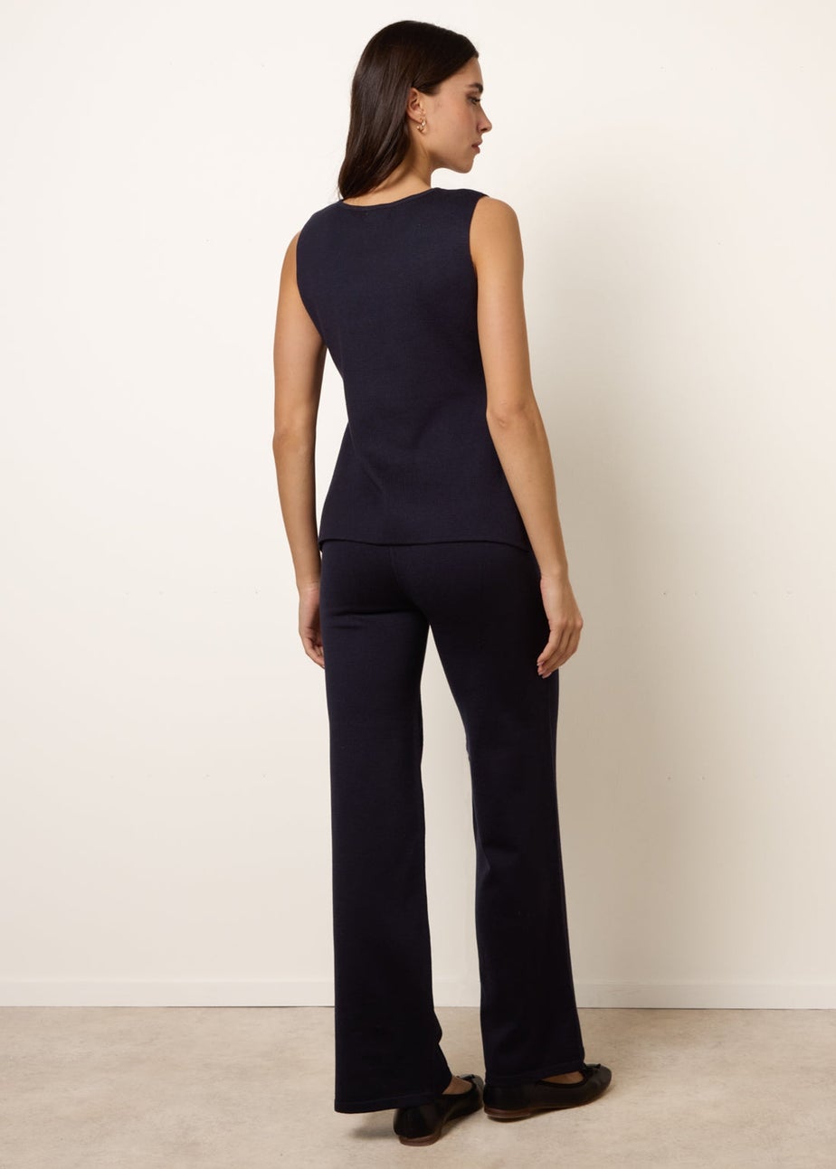 Blue Vanilla Navy Set With Gold Button