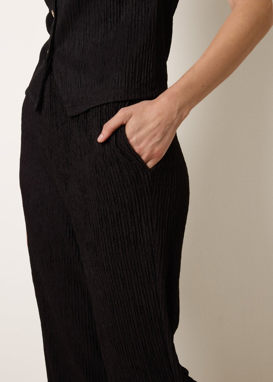 Blue Vanilla Black Wide Leg Trousers