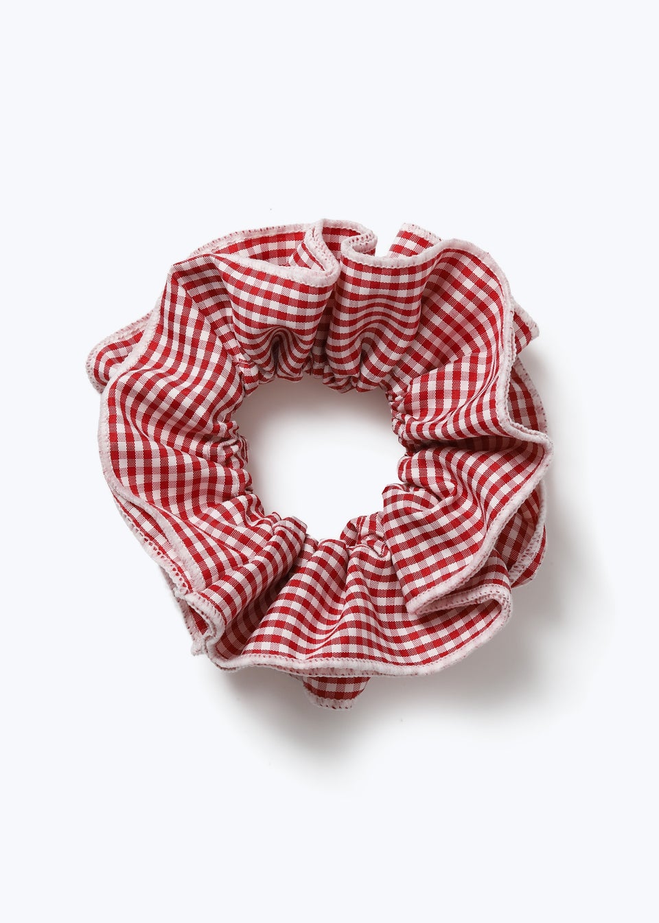 Muse Girls Red Gingham Scrunchie