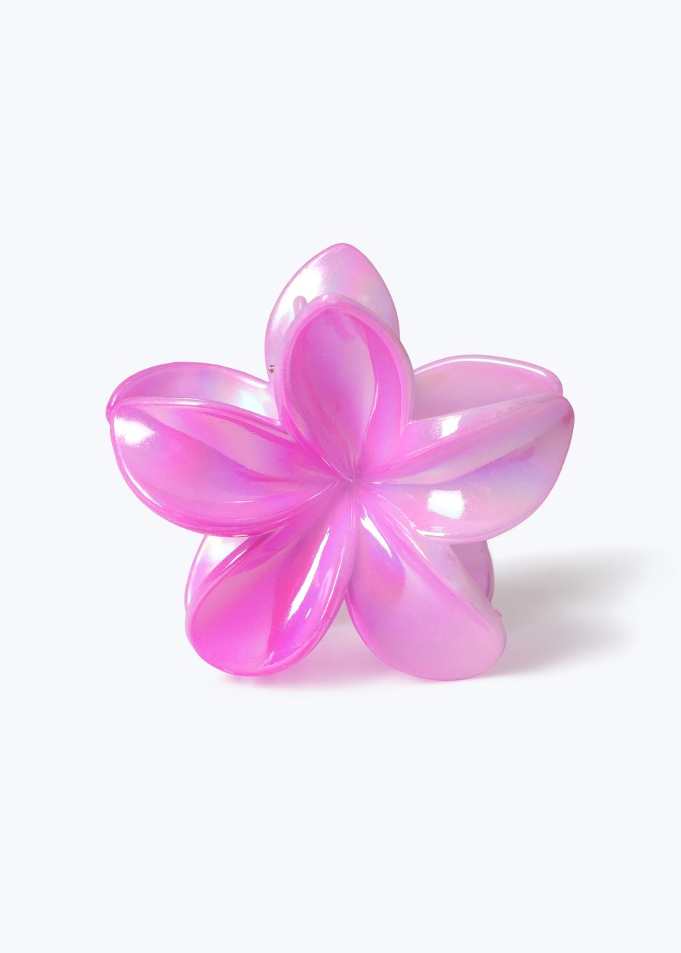 Muse Pink Iridescent Flower Claw Clip
