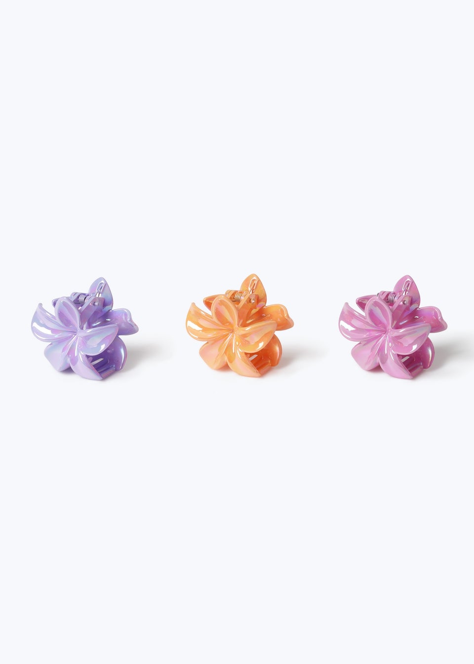 Muse 3 Pack Iridescent Mini Flower Claws