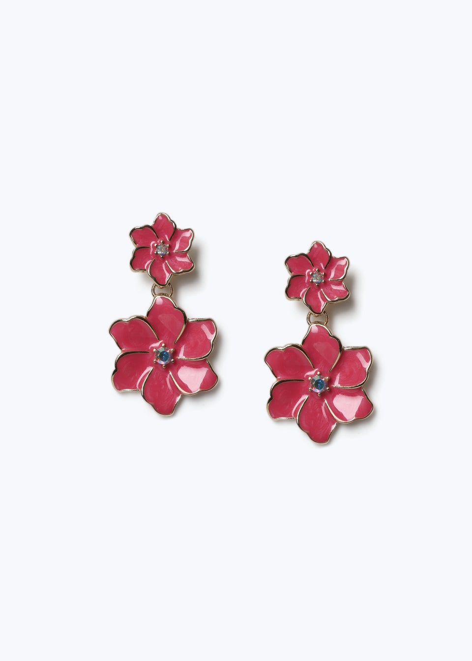 Muse Pink Flower Earrings