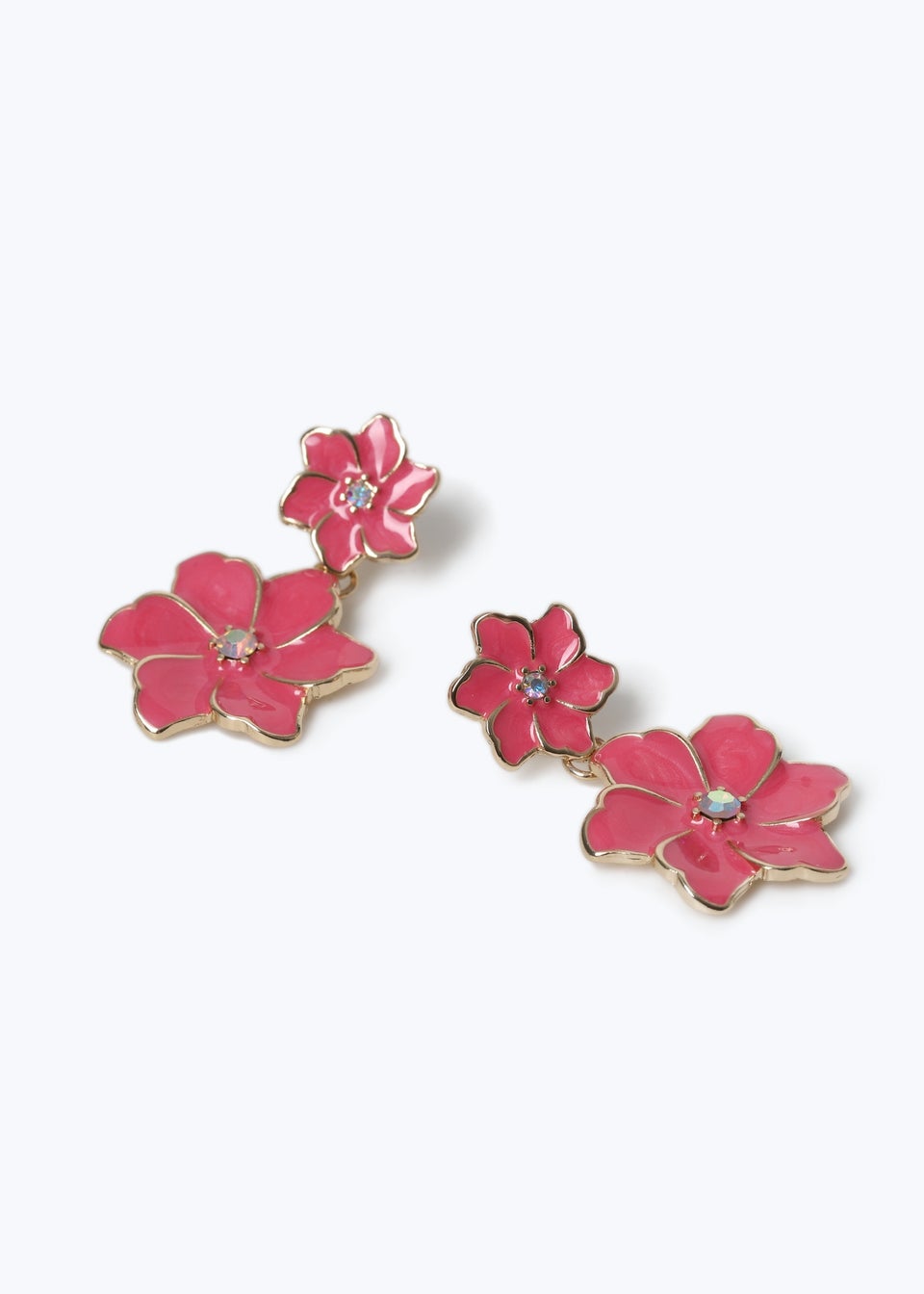 Muse Pink Flower Earrings