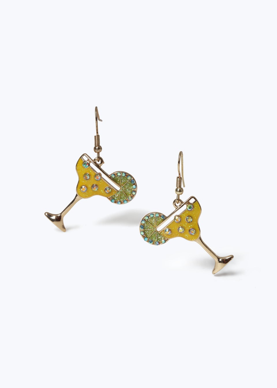 Muse Yellow Cocktail Earrings