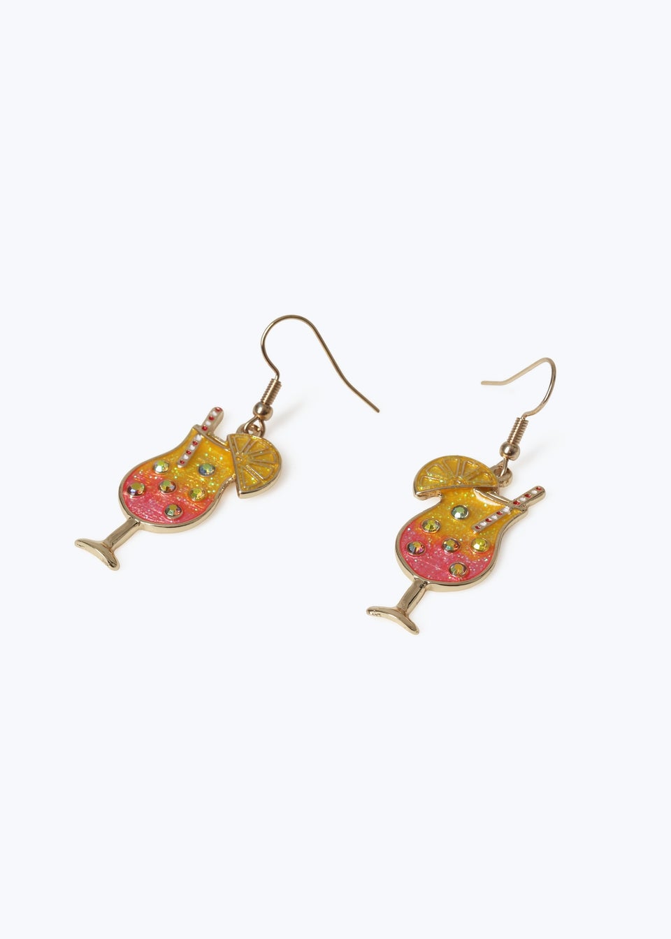Muse Orange Cocktail Earrings