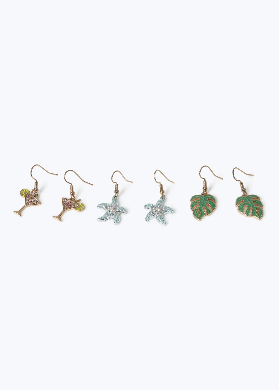 3 Pack Muse Multicoloured Holiday Earrings