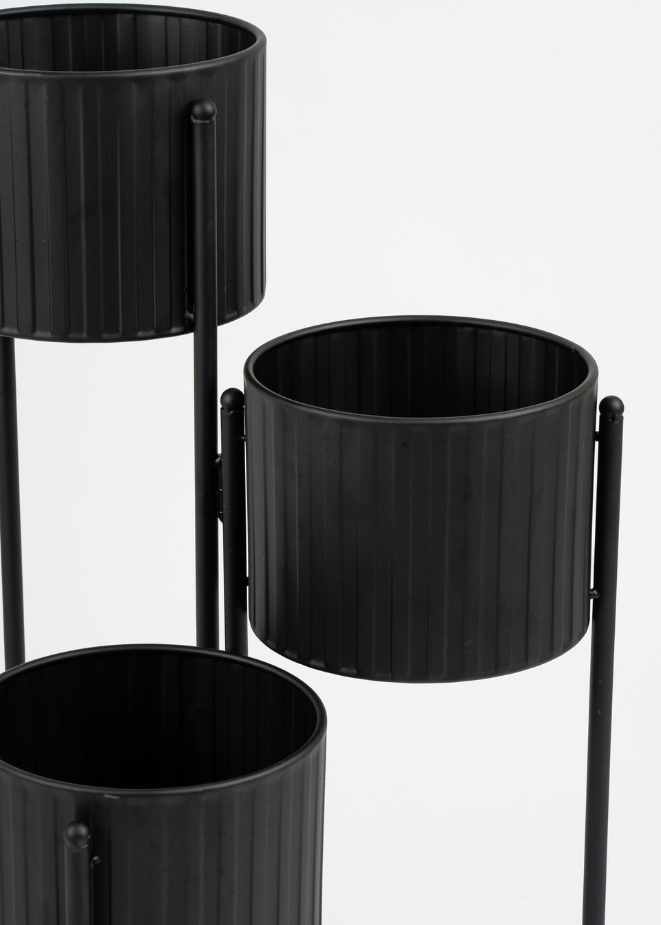 Scottish Everlastings Set of 3 Indoor/Outdoor Black Planters